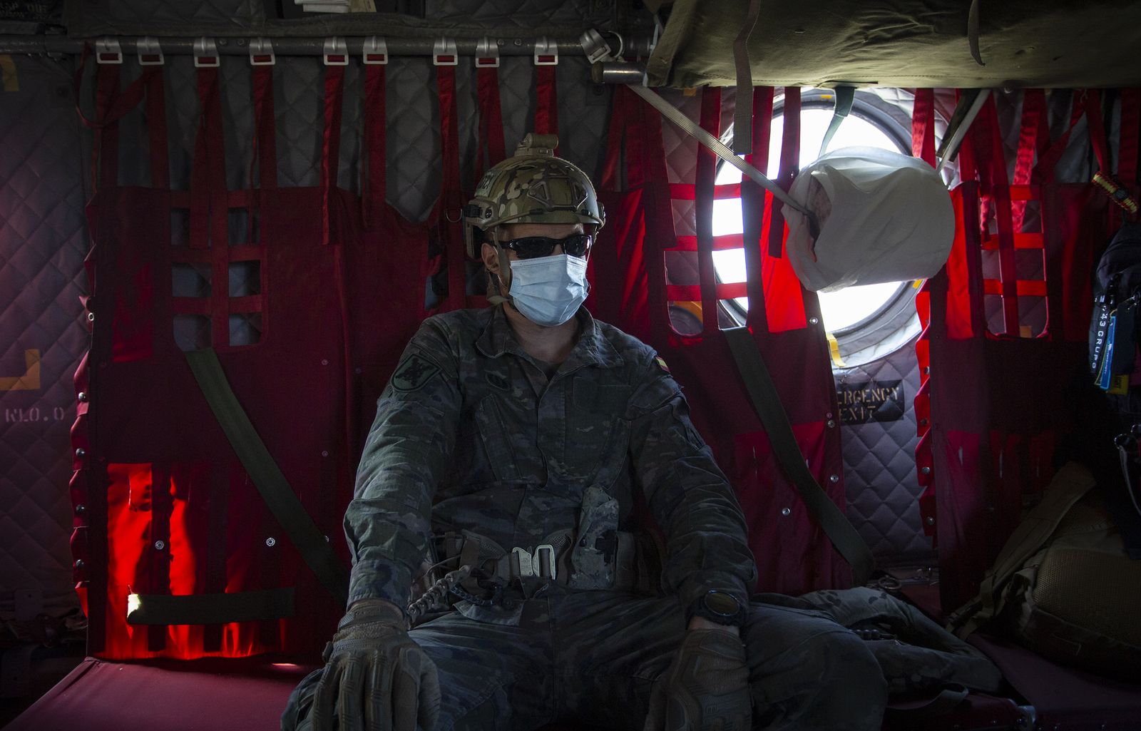 Entrenamiento del Ejército en el río Guadalquivir