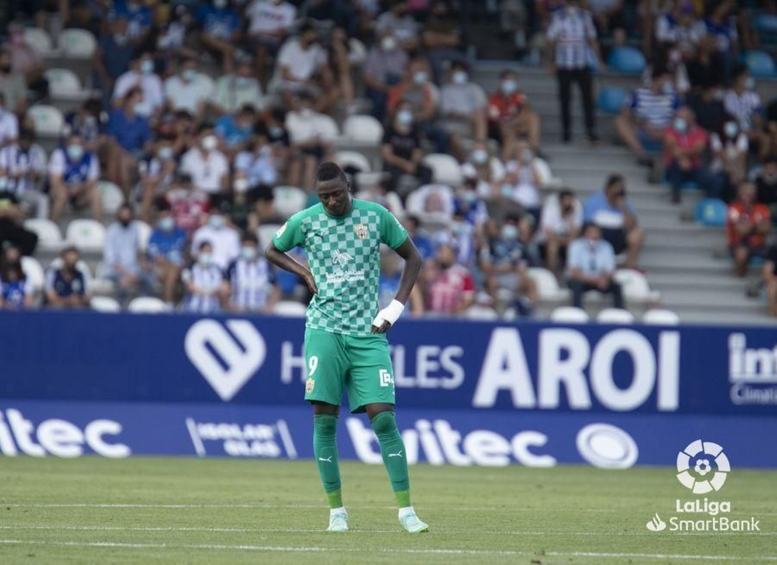 Sadiq, cariacontecido en El Toralín
