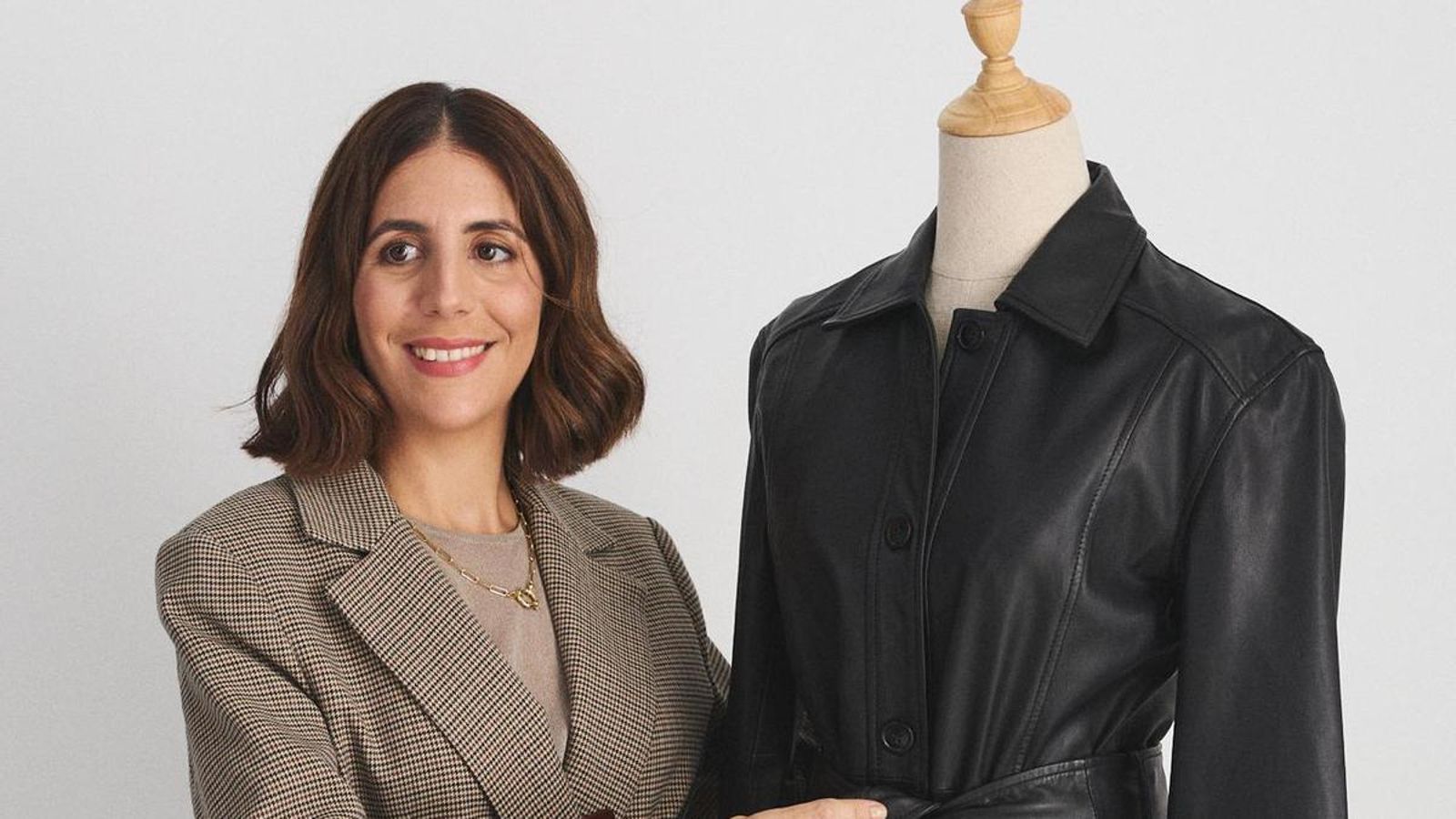 Rosa Pino con un diseño similar al que lució la Princesa de Asturias en Siero