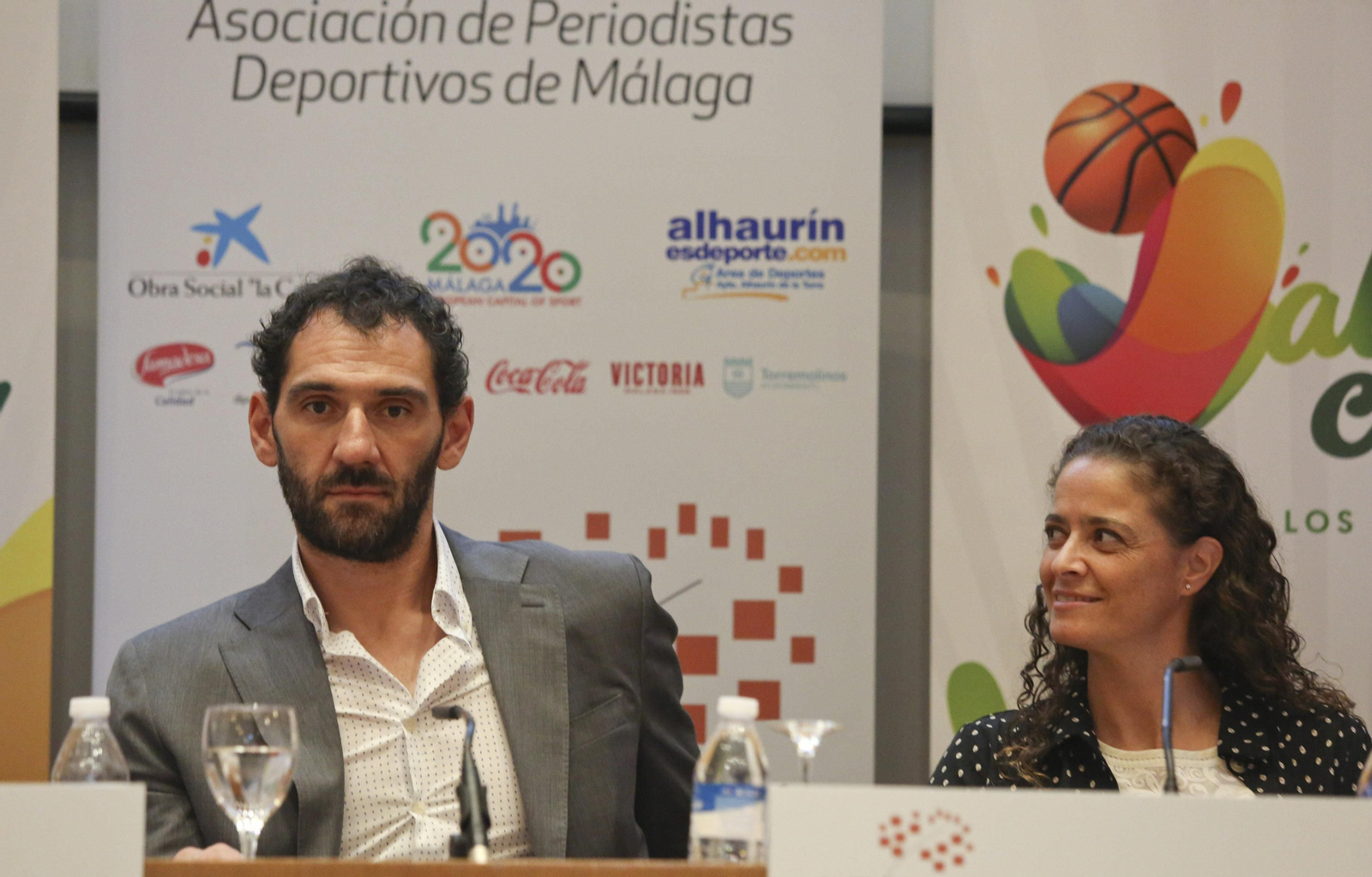 Las fotos de la visita de Jorge Garbajosa a Málaga