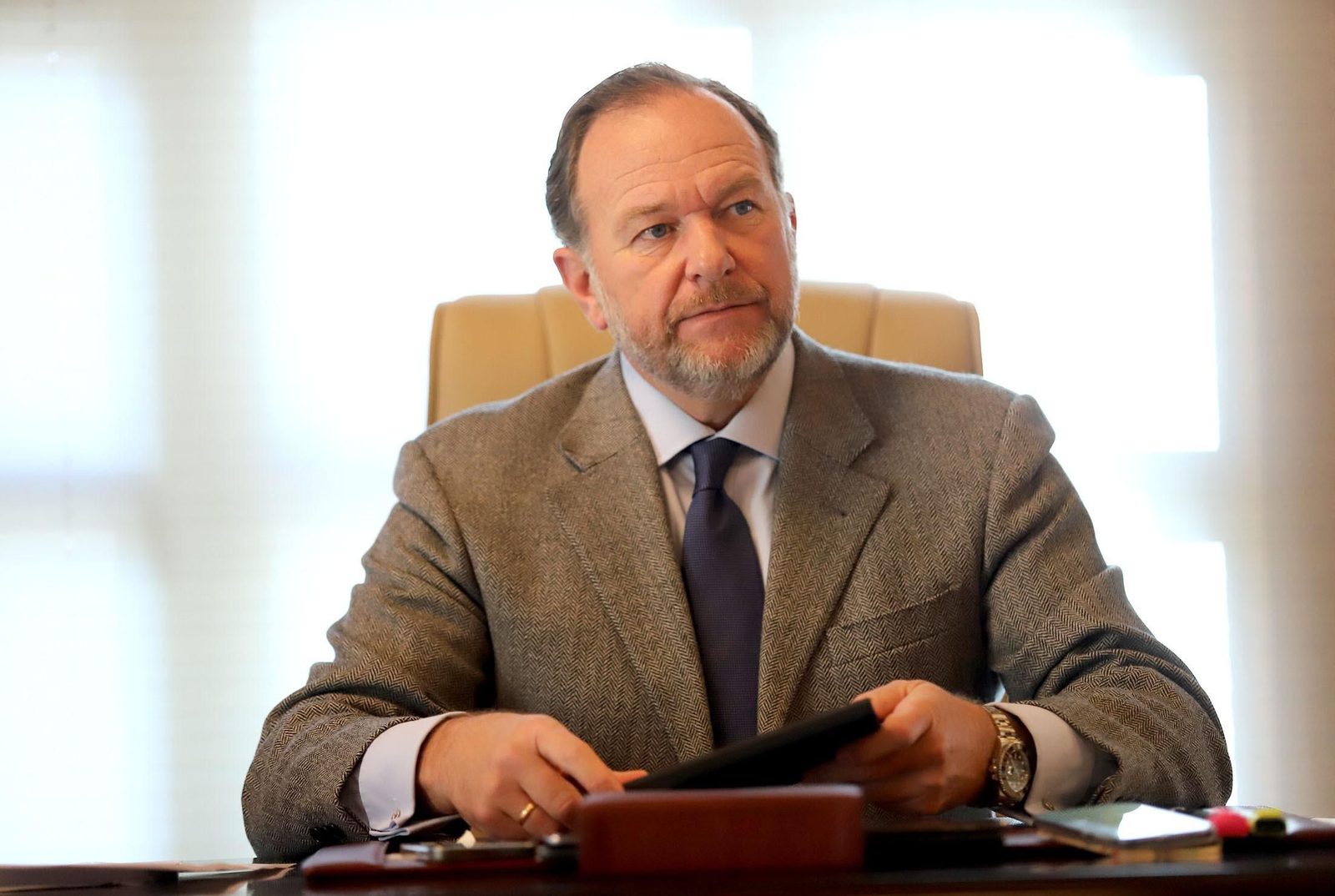 El presidente de la FOE, José Luis García-Palacios Álvarez.