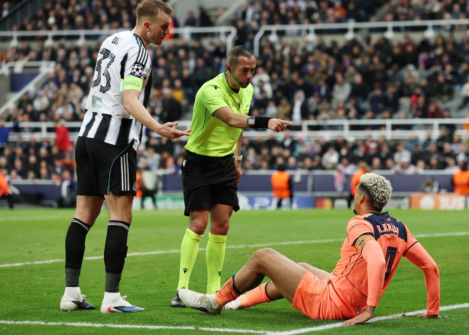 Las fotos del Newcastle-Barcelona