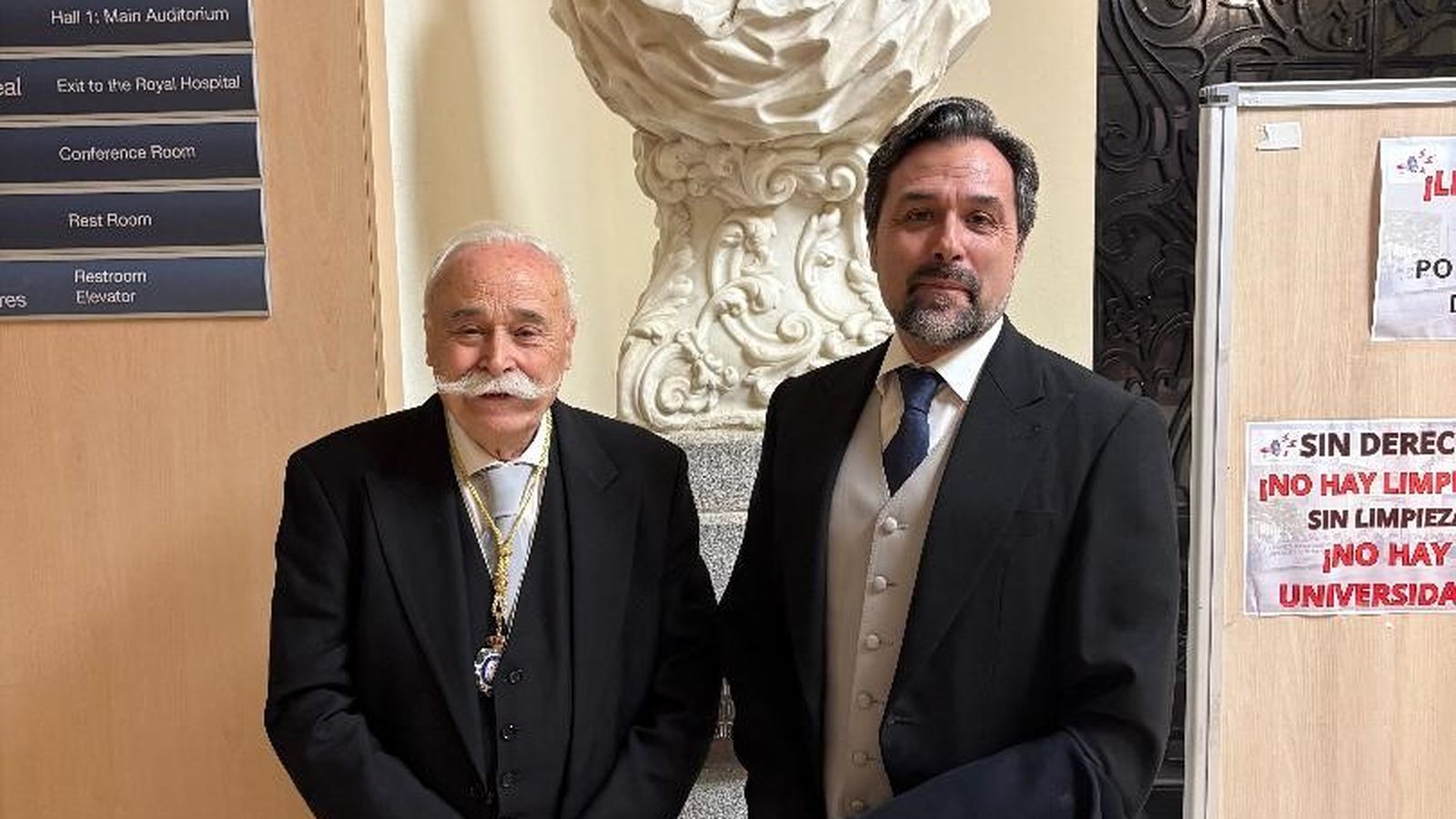 Manuel Rosety Plaza, con su hijo Manuel.