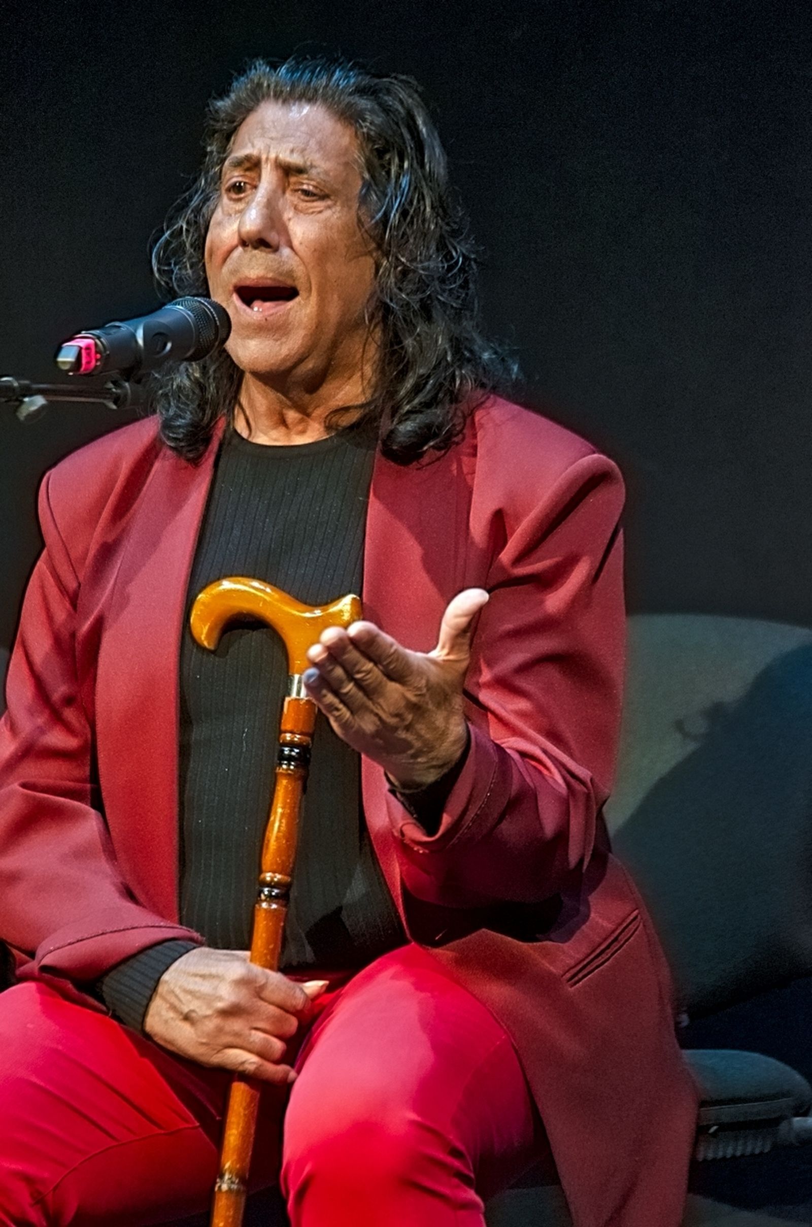 Josele durante una de sus actuaciones en un Festival.