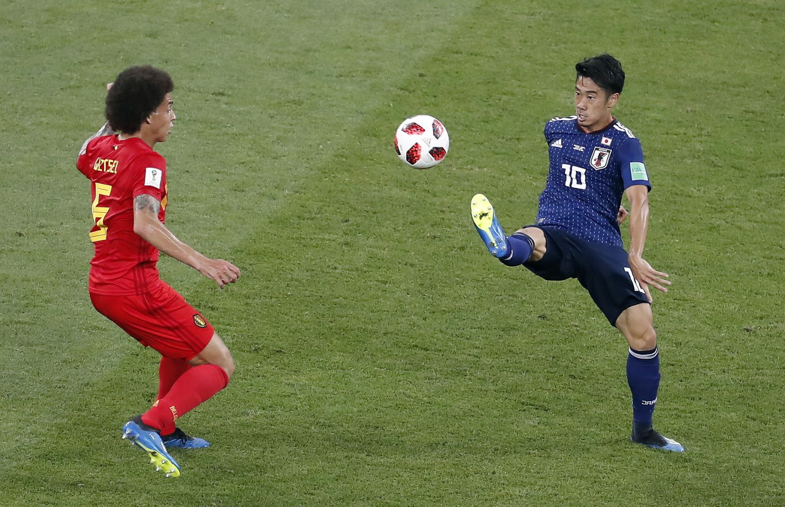 Las imágenes del Bélgica-Japón