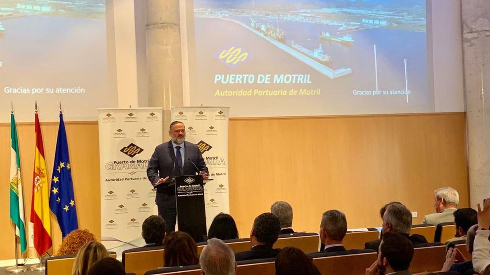 El delegado del Gobierno de la Junta, Pablo García, en el acto