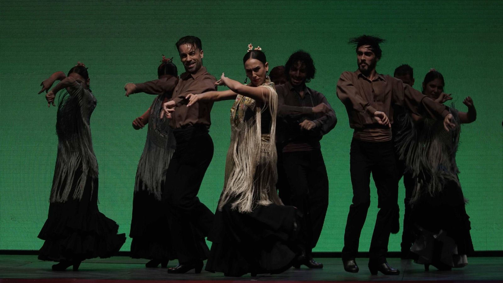 Espectáculo flamenco durante la gala de los premios eJército.