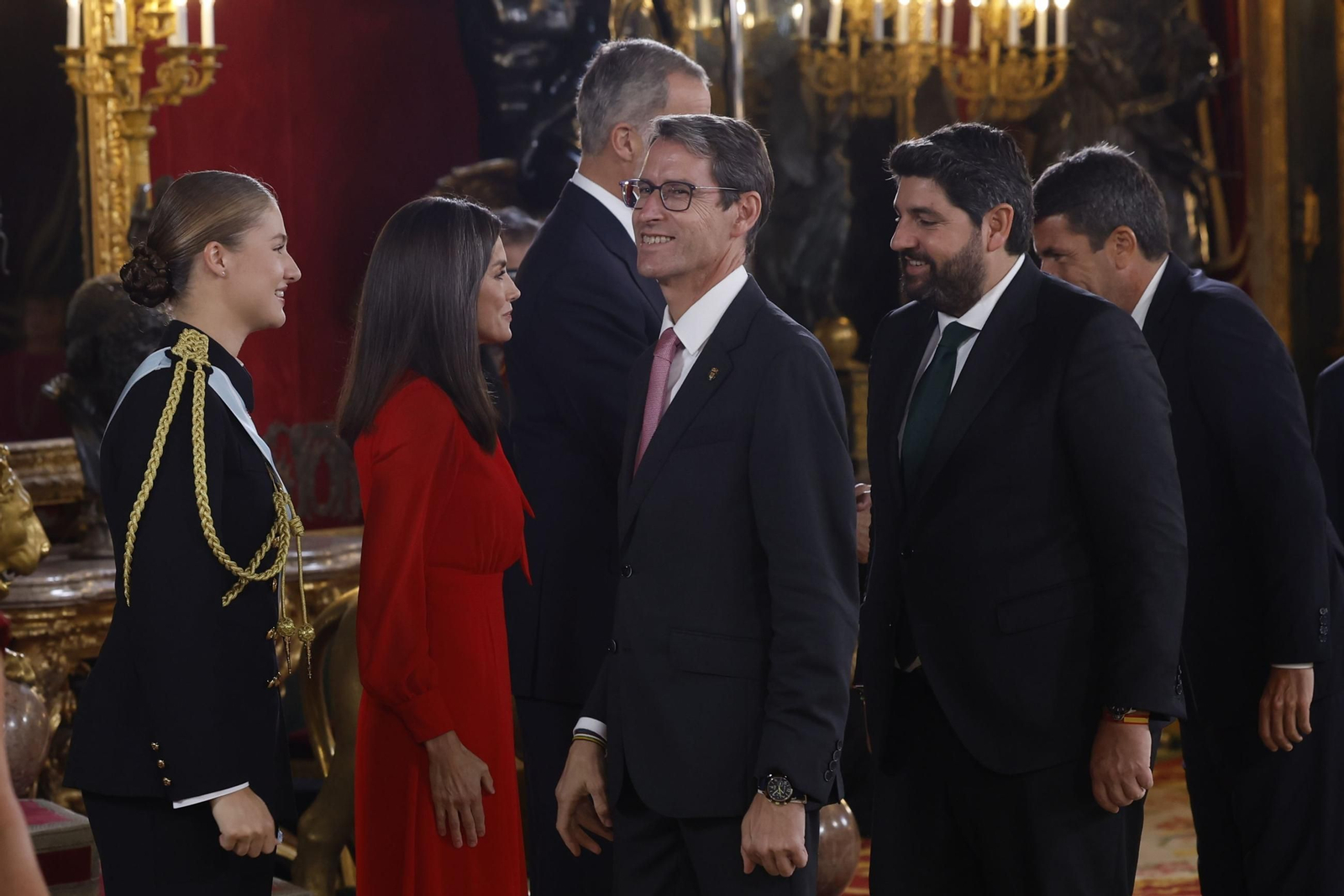 Las imágenes de la recepción de la Fiesta Nacional en el Palacio Real