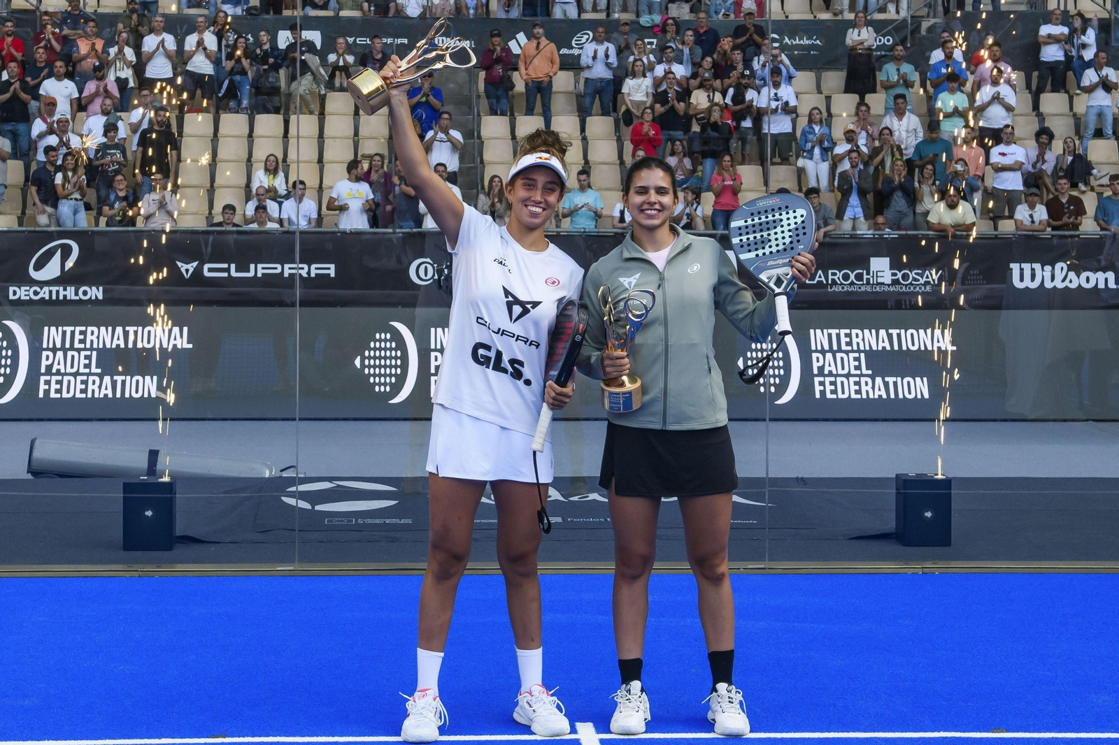 Las mejores fotos de las finales del pádel en el Estadio de la Cartuja