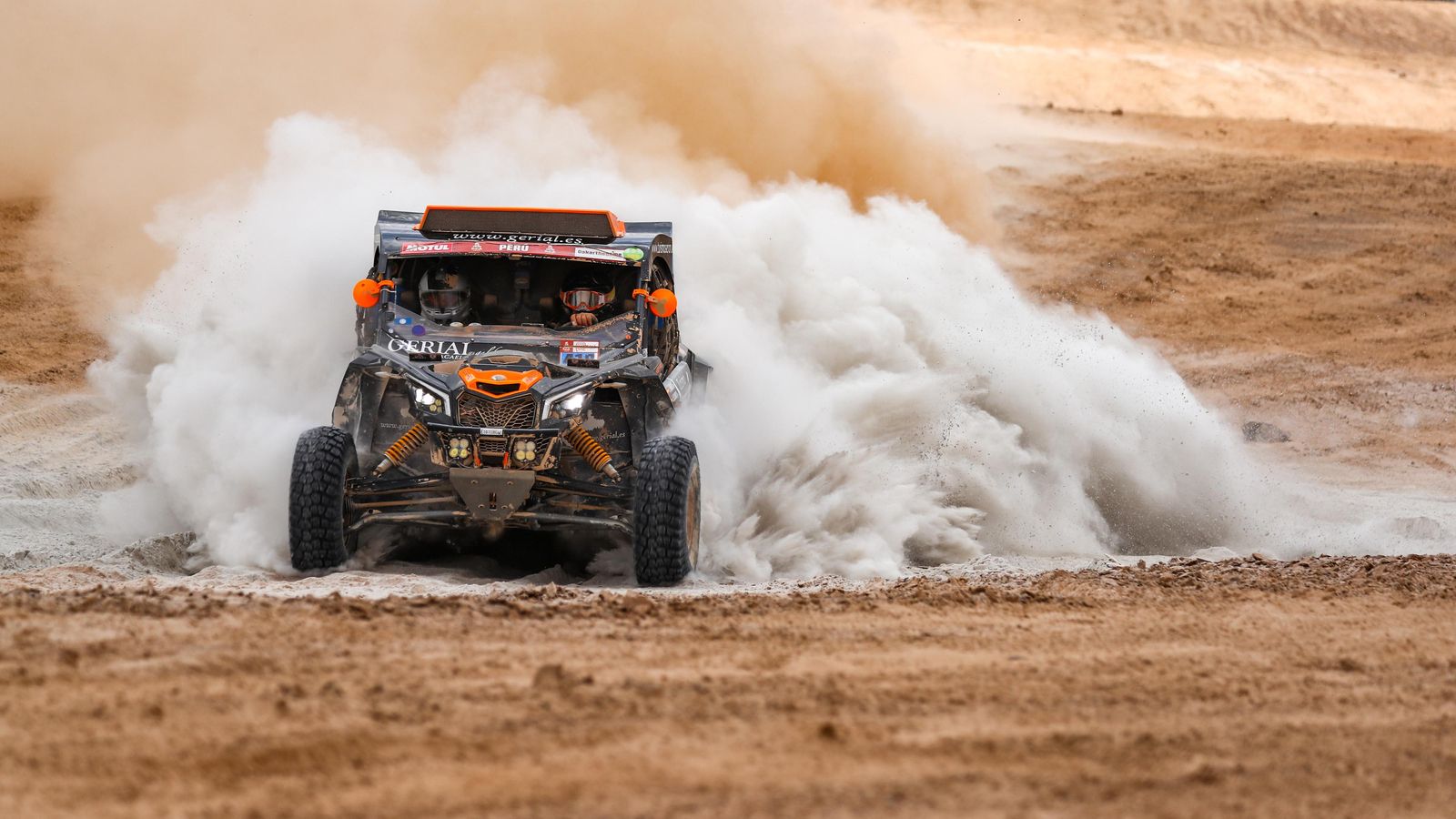 Un trayecto lleno de polvo.