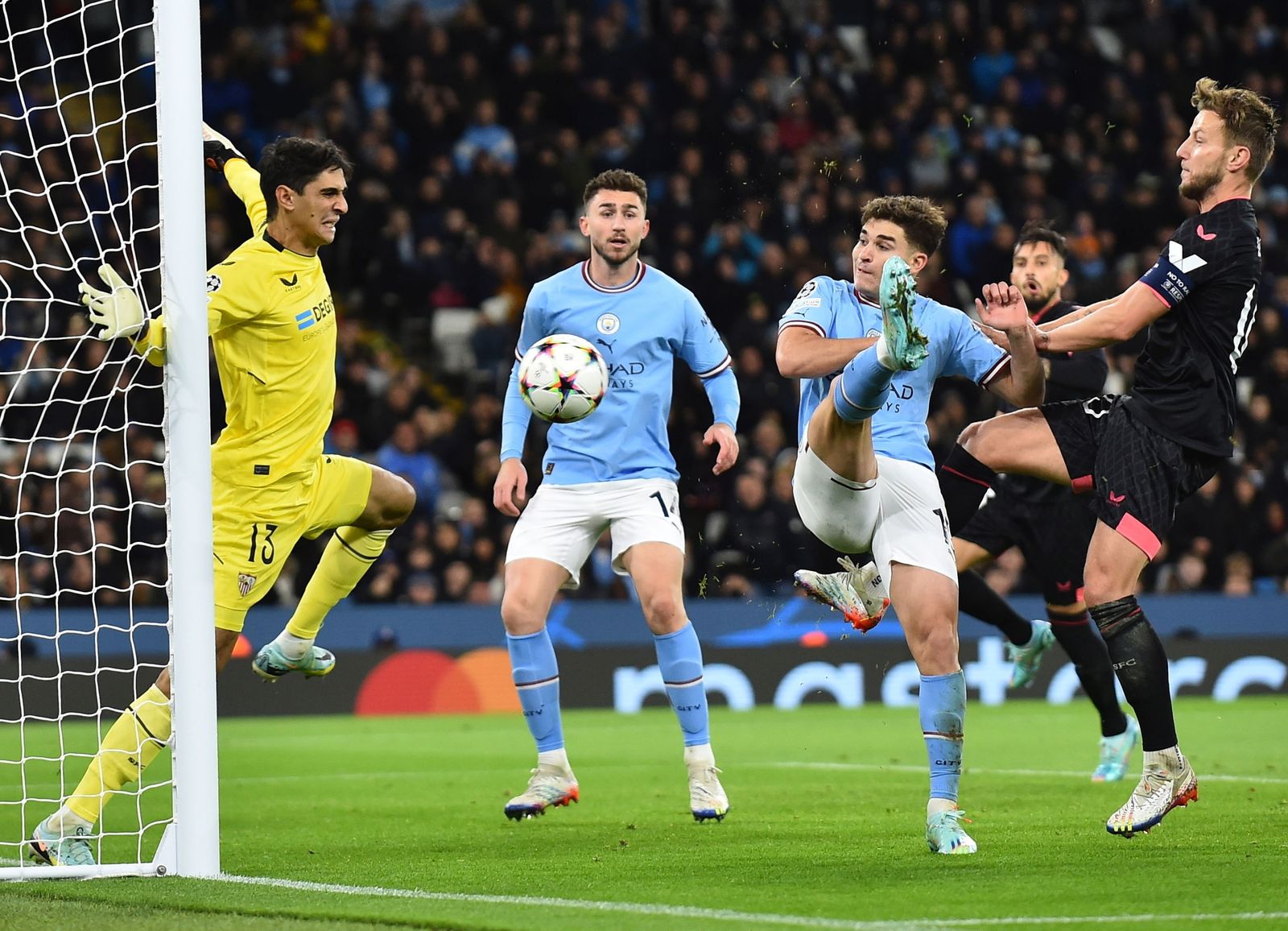 Las fotos del Manchester City-Sevilla de Champions