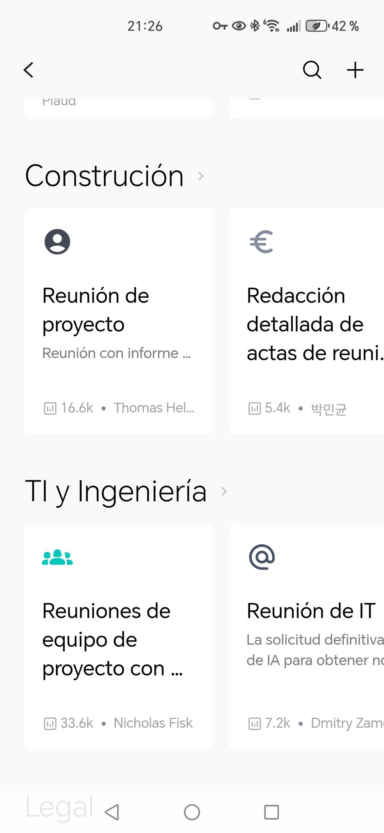 Aplicación de Plaud