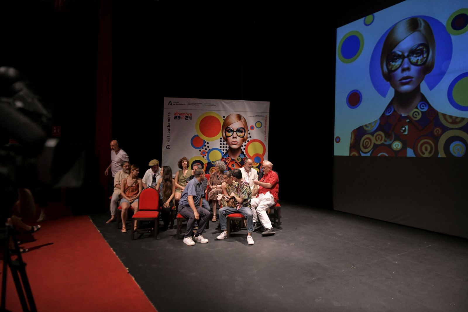 Acto de presentación de la temporada 23-24 en el Teatro Alhambra.