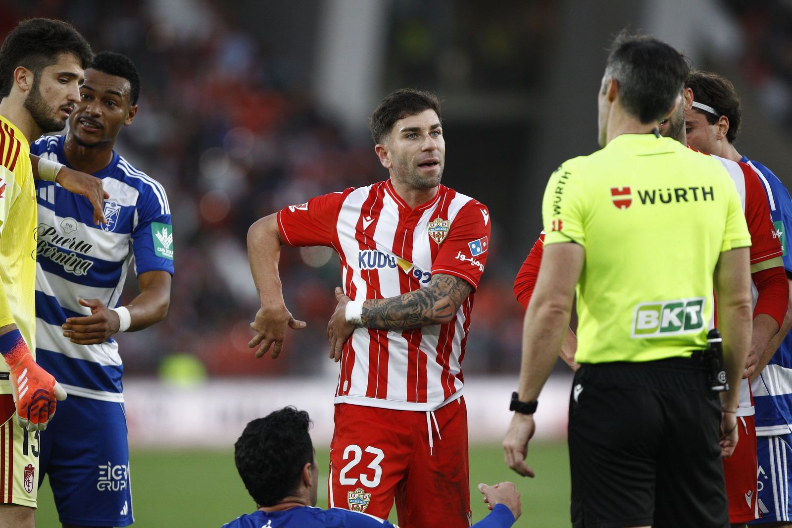 Las fotos del partido U.D. Almería-Granada C.F.