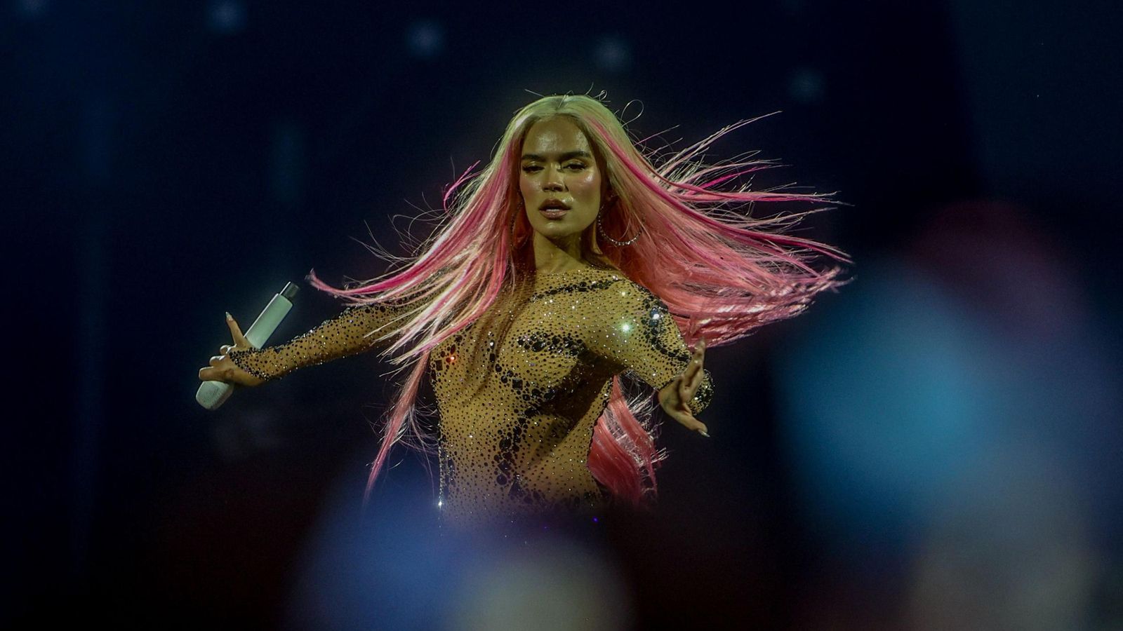 Las fotos del primer concierto de cuatro de Karol G en el Santiago Bernabéu