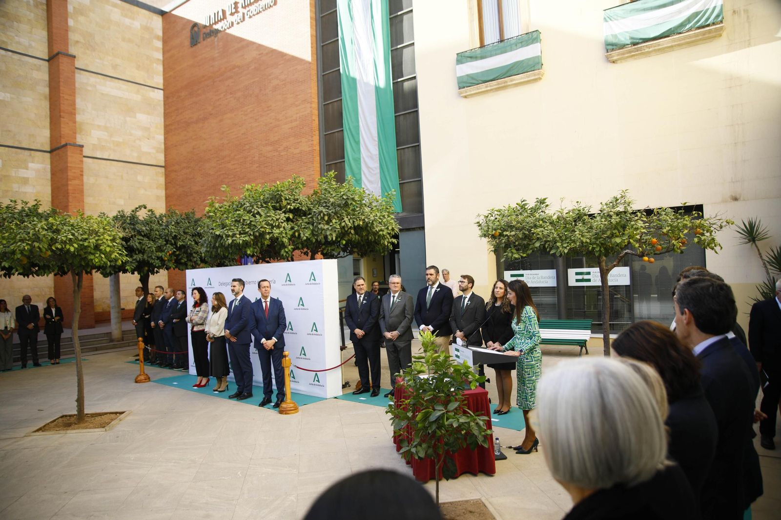 El día de la bandera de Andalucía celebrado en Almería, en imágenes