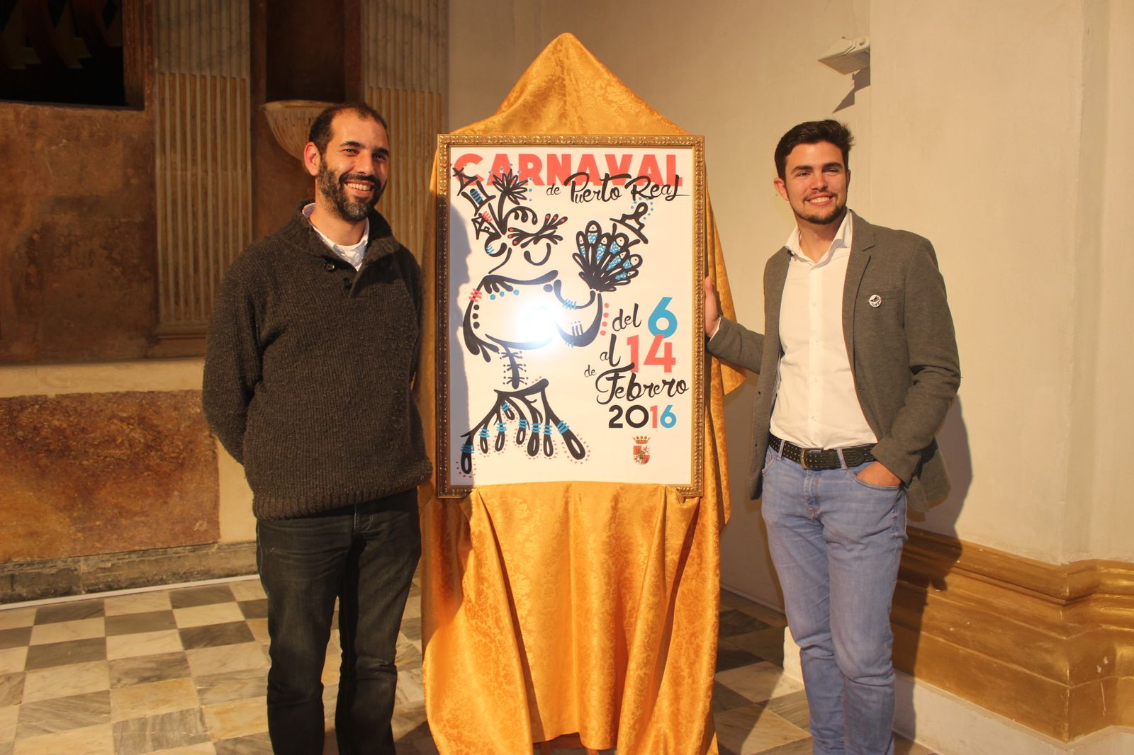 Presentación del cartel del Carnaval, en una imagen de archivo