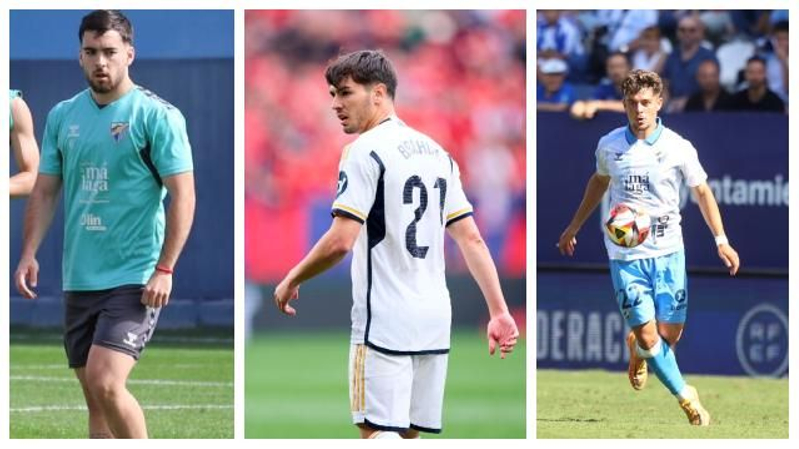 Ramón Enríquez, Brahim Díaz y Dani Lorenzo