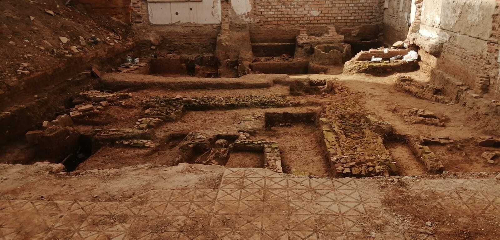 Los restos que han aparecido en un solar de El Fontanal.