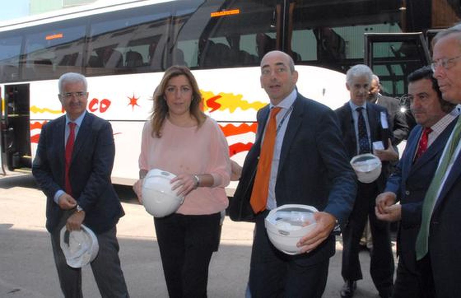 Díaz también visitó el astillero de San Fernando.

Foto: Rioja