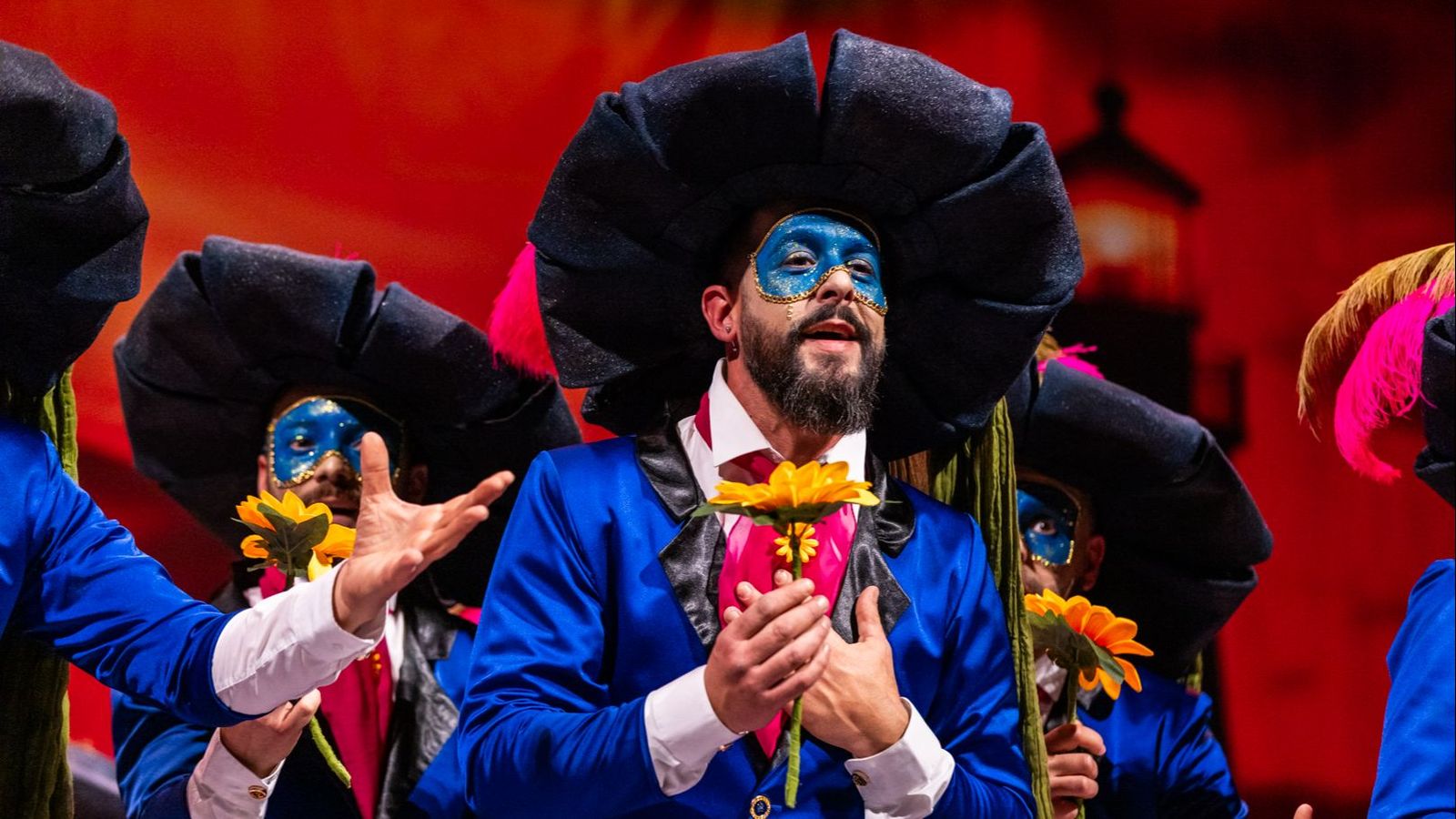 Comparsa El nacimiento de la tragedia.