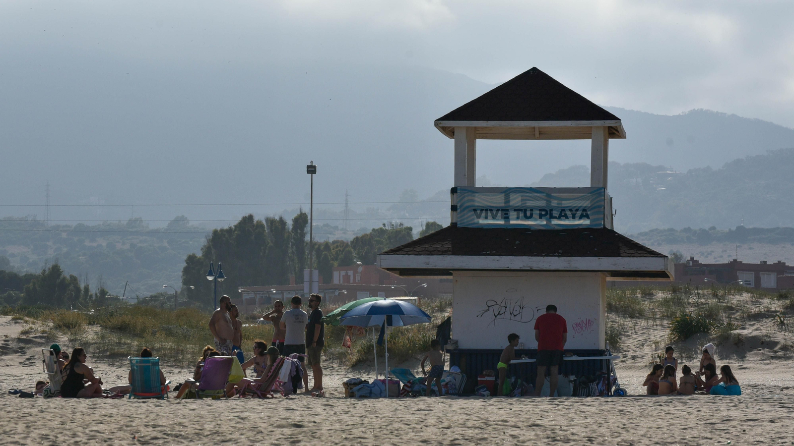 Las fotos de una tarde sol y playa en Algeciras