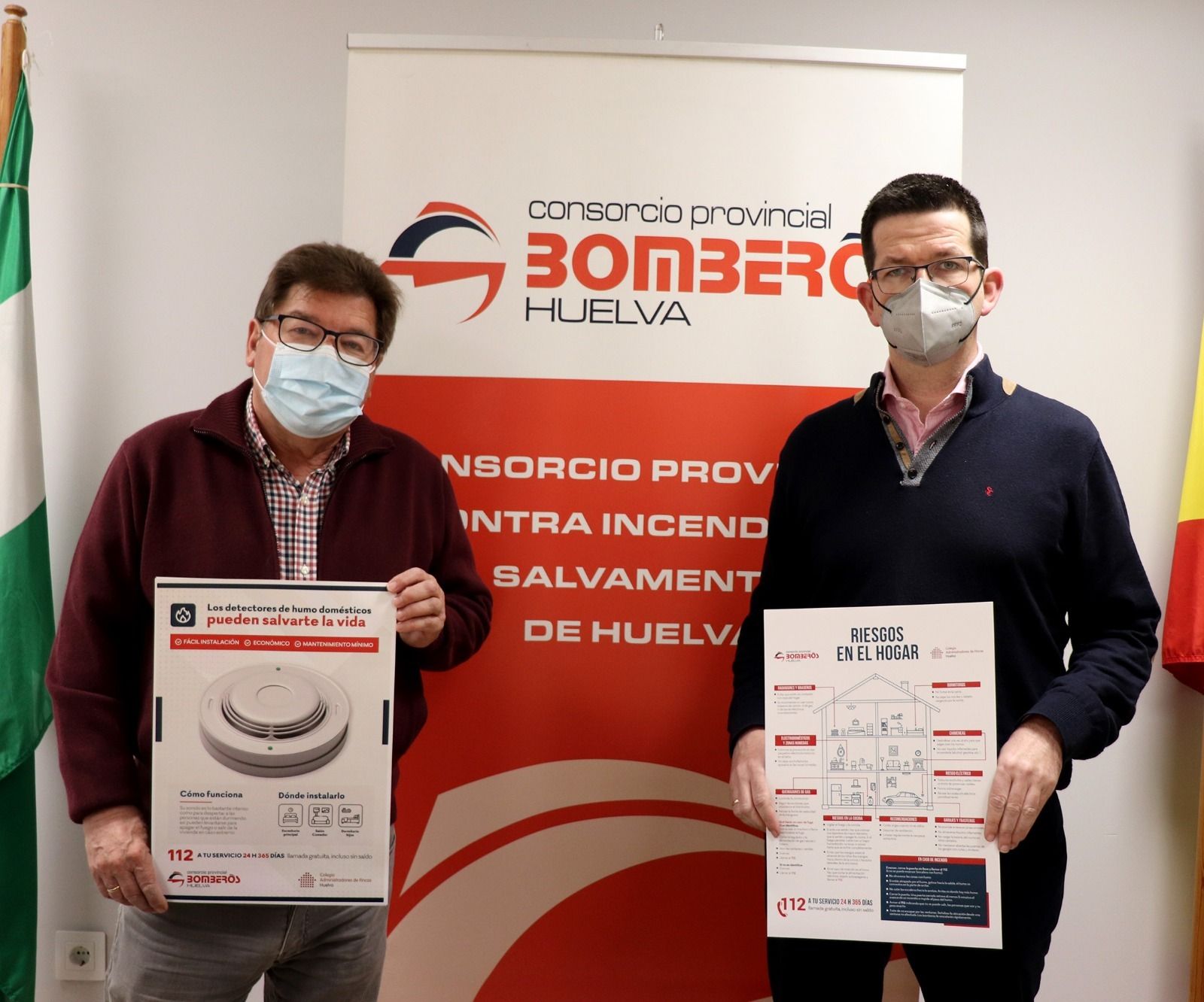 Acuerdo entre el Consorcio Provincial contra Incendios y Salvamento de Huelva y el Colegio de Administradores de Fincas de Huelva (COAF).