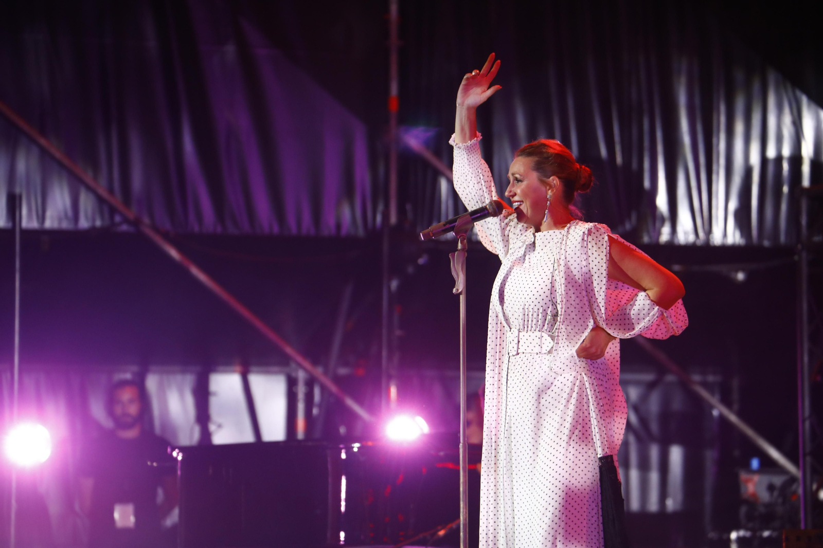 Niña Pastori durante su concierto en Córdoba.