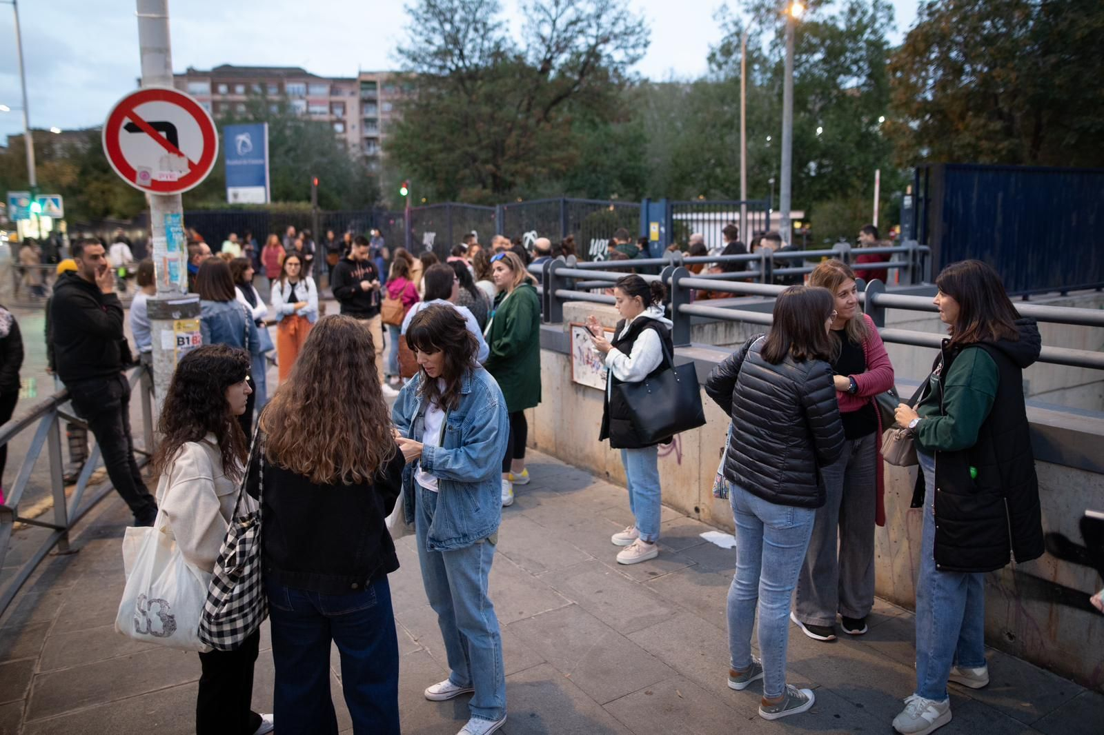 Las imágenes de los primeros exámenes de las oposiciones del SAS en Granada