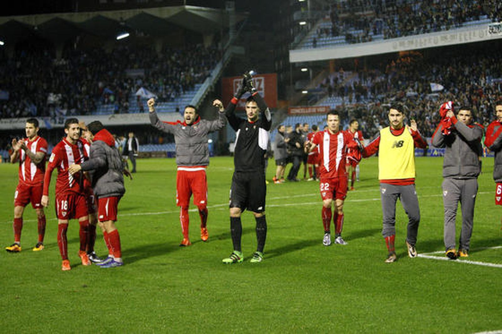 Las imágenes del Celta-Sevilla de Copa