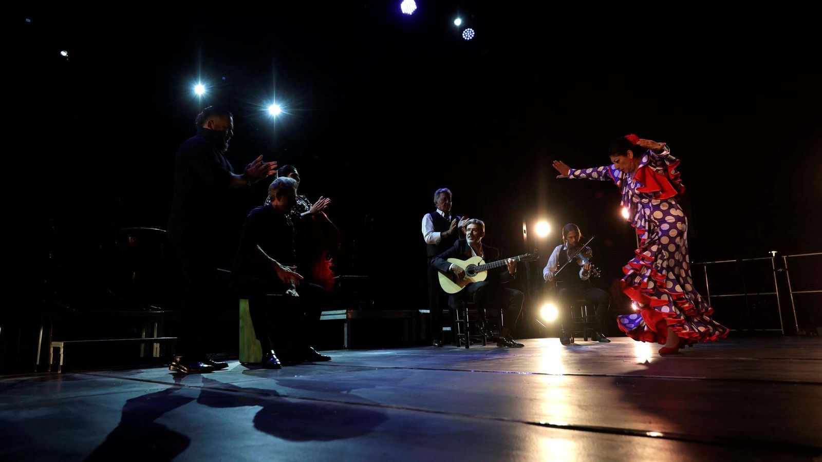 Un momento de la actuación de Manuela Carrasco.