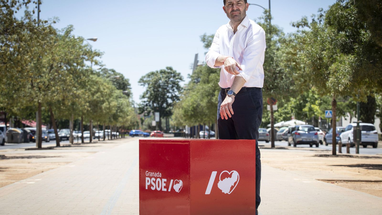 Noel López, candidato del PSOE por Granada al Parlamento de Andalucía