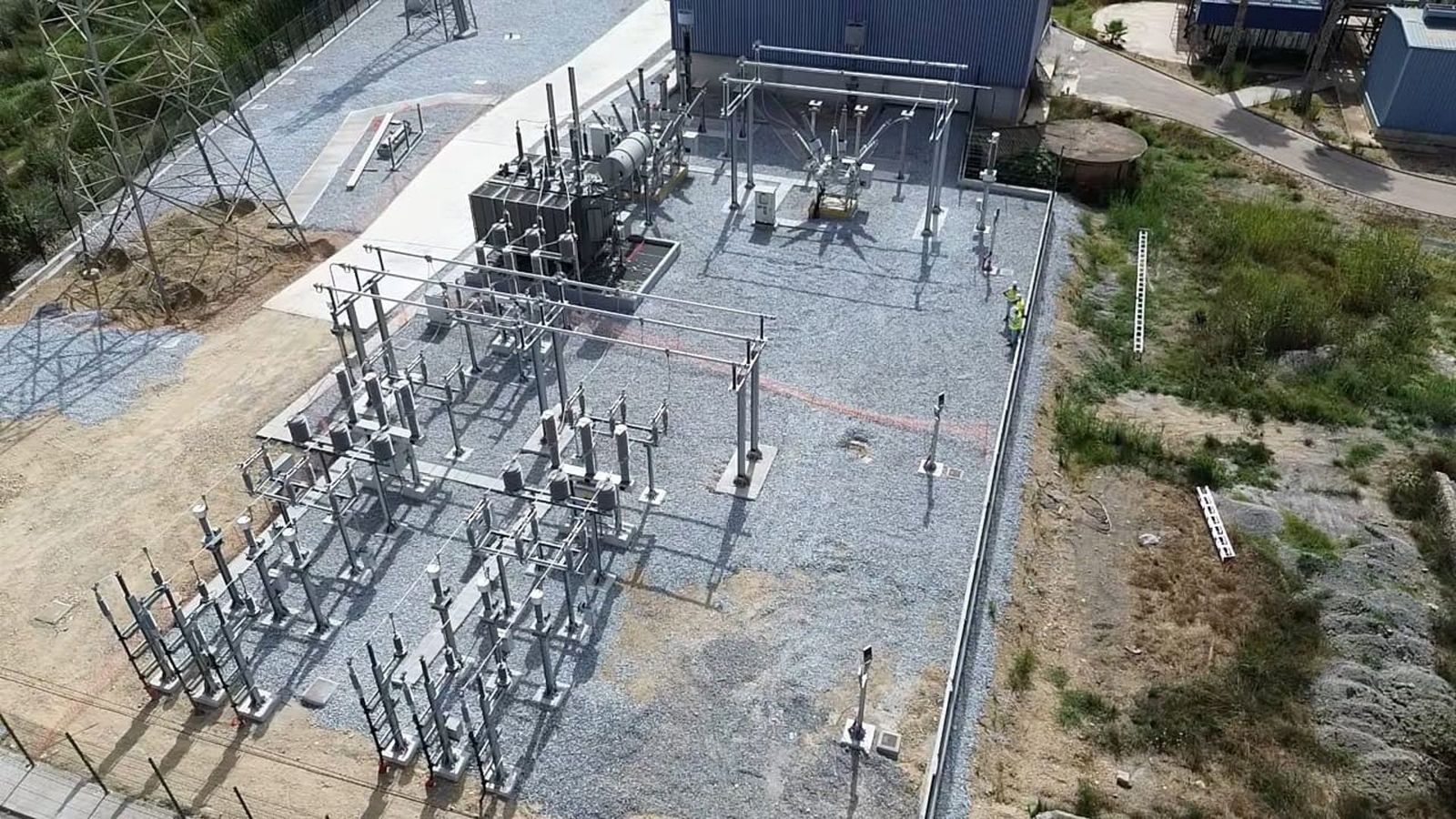 Una de las subestaciones eléctricas de Motril