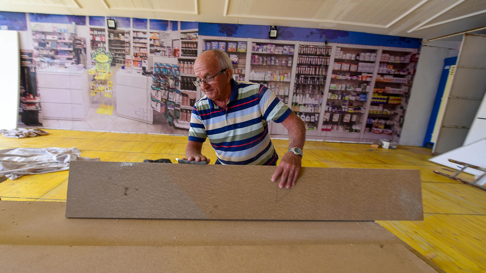 El montaje de la Feria Real de Algeciras 2023 en imagenes