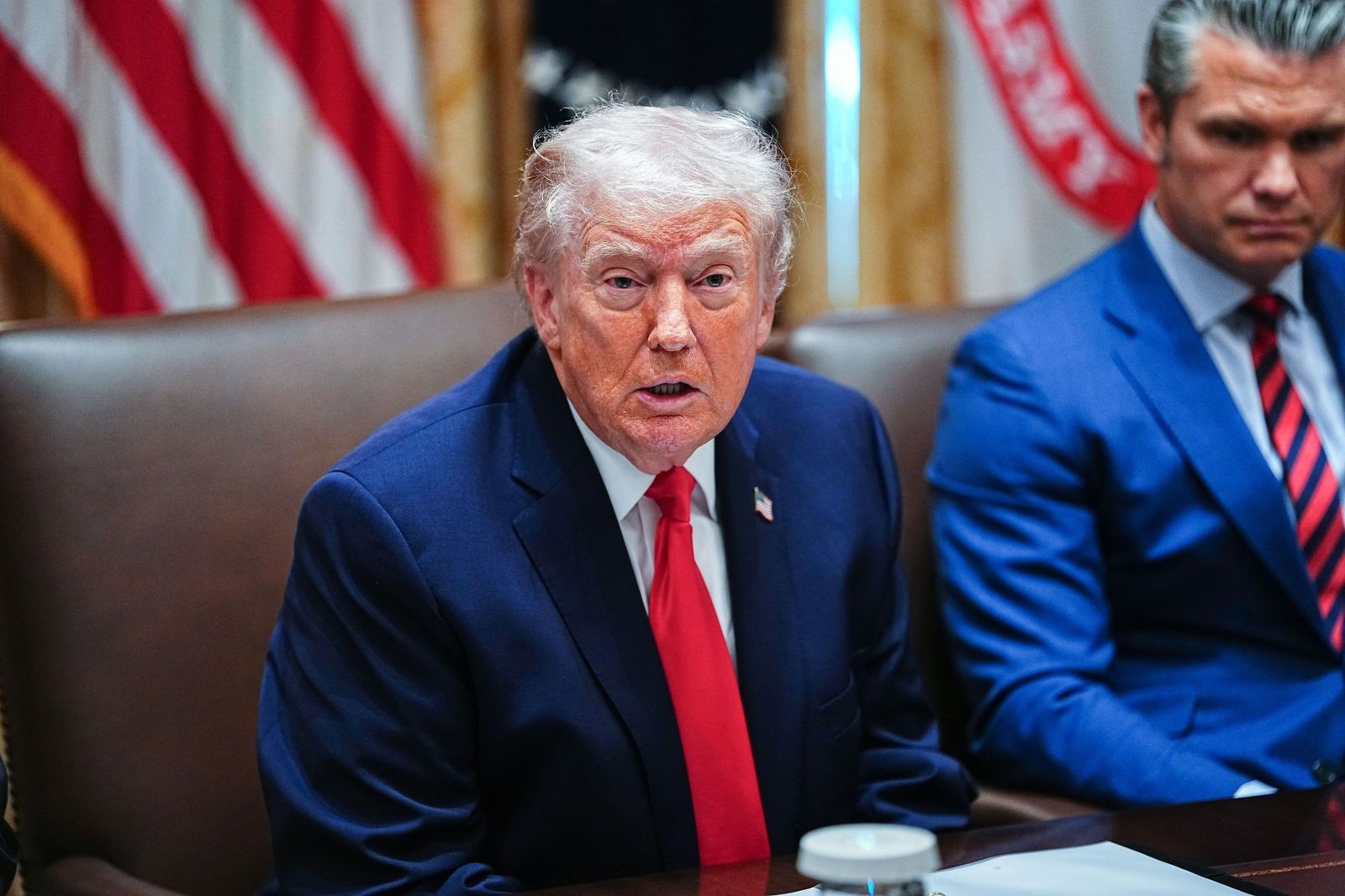 El presidente de Estados Unidos, Donald Trump, este jueves en la Casa Blanca.