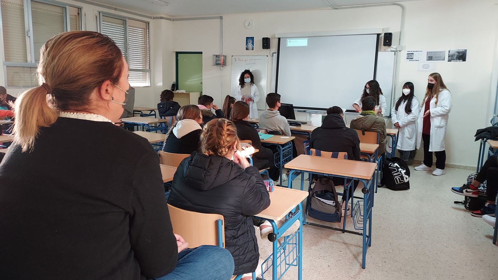 Día Mundial de la Lucha contra el Sida en el IES Sancti Petri de San Fernando