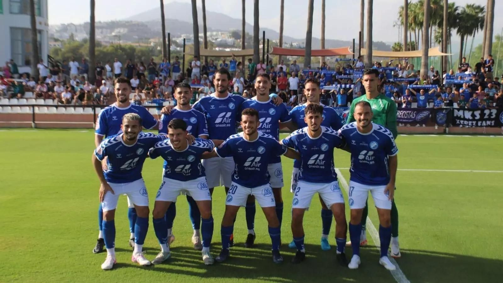 Once del Xerez DFC en su empate a uno de la pasada temporada contra el Estepona.