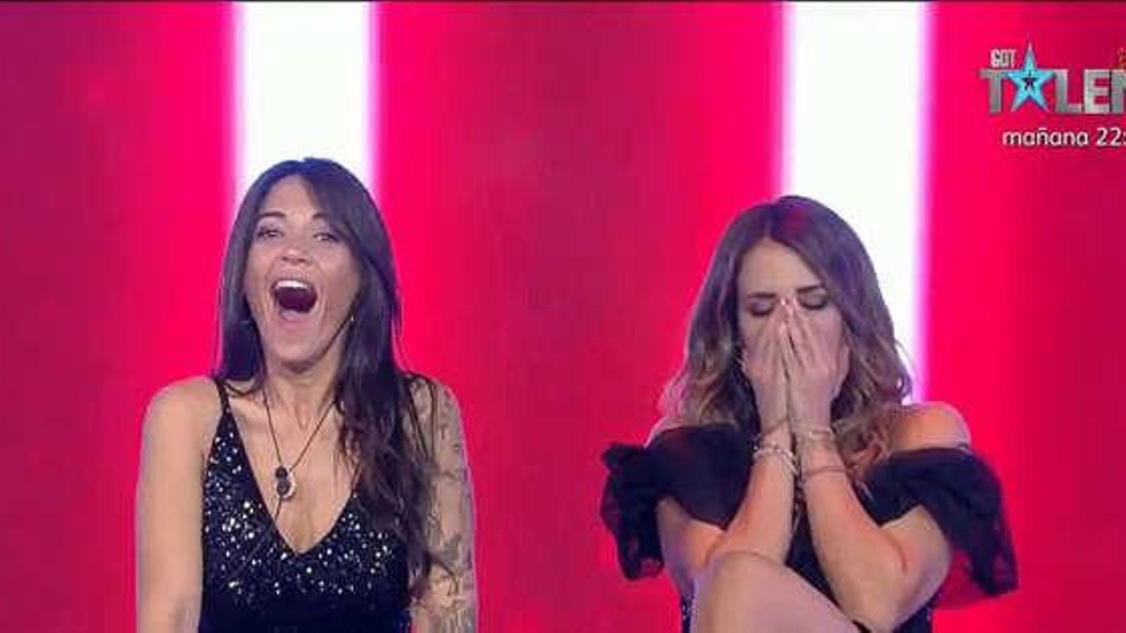 Fiama, con Cristina Porta, se sorprende al saber que es la expulsada de la semana.