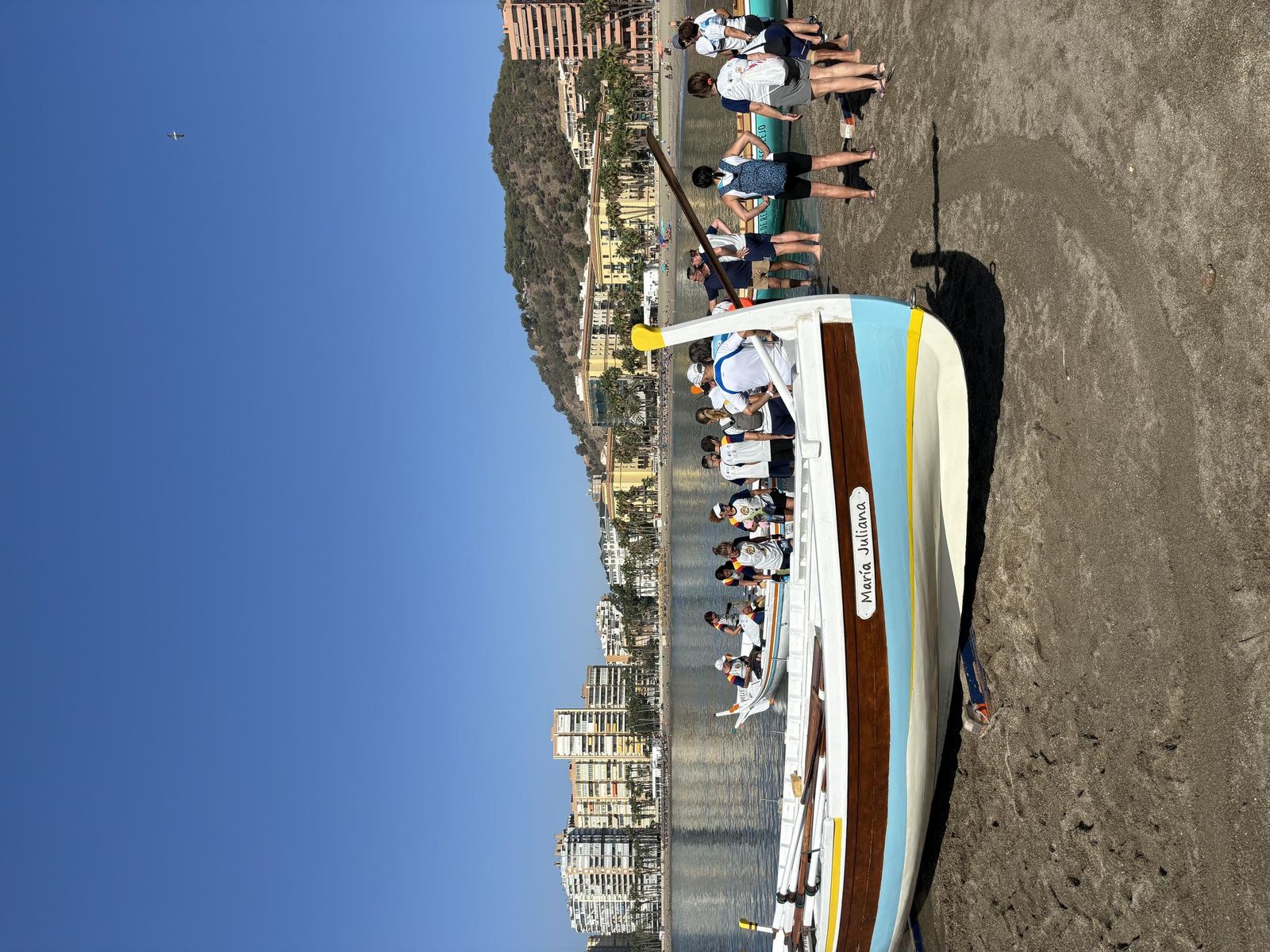 Las jábegas brillan en la Malagueta