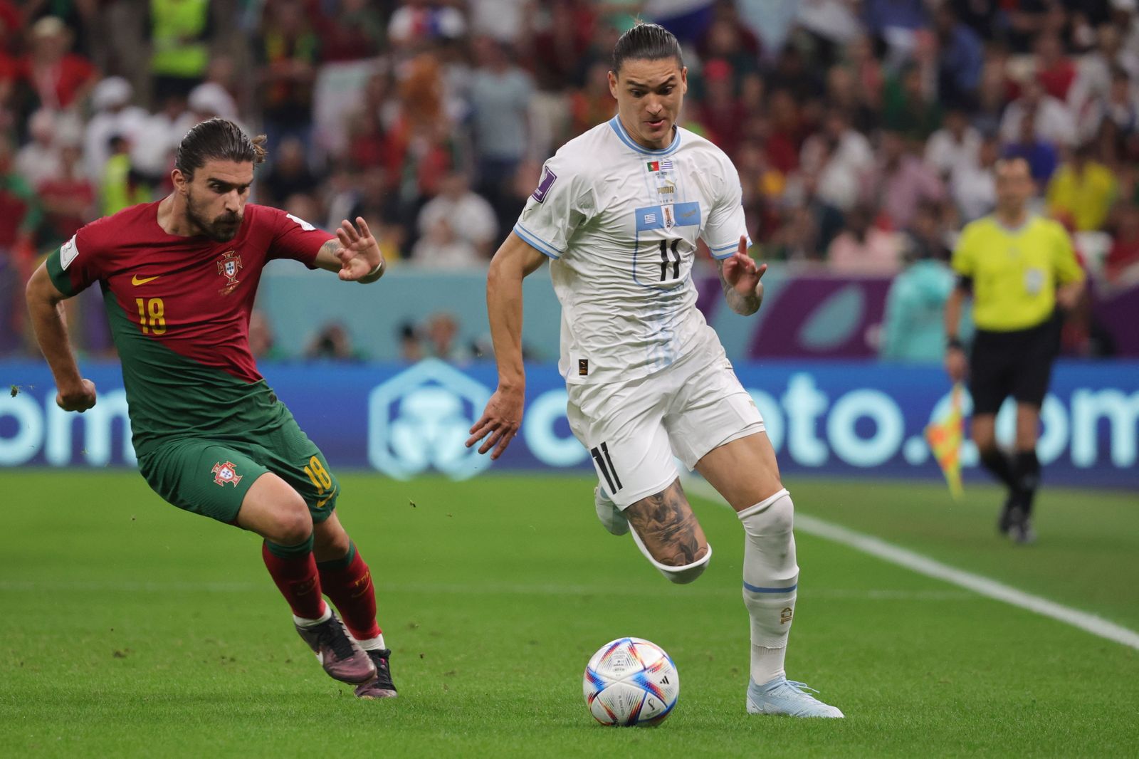 Las imágenes del Portugal - Uruguay