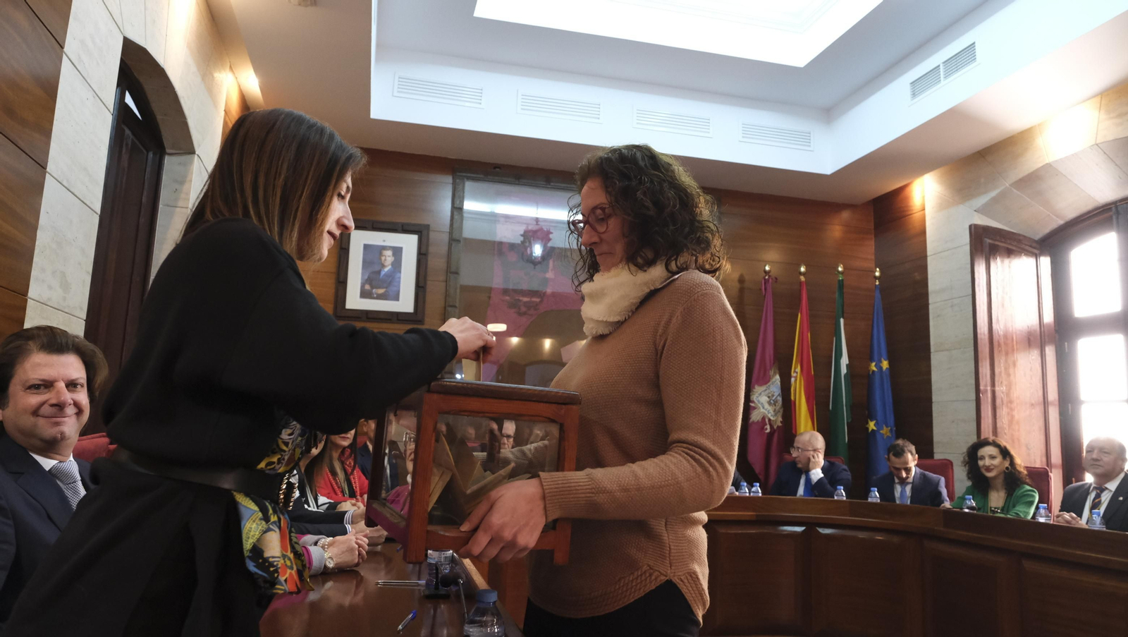 Imágenes de la investidura del nuevo Alcalde de Vera, Alfonso García Ramos