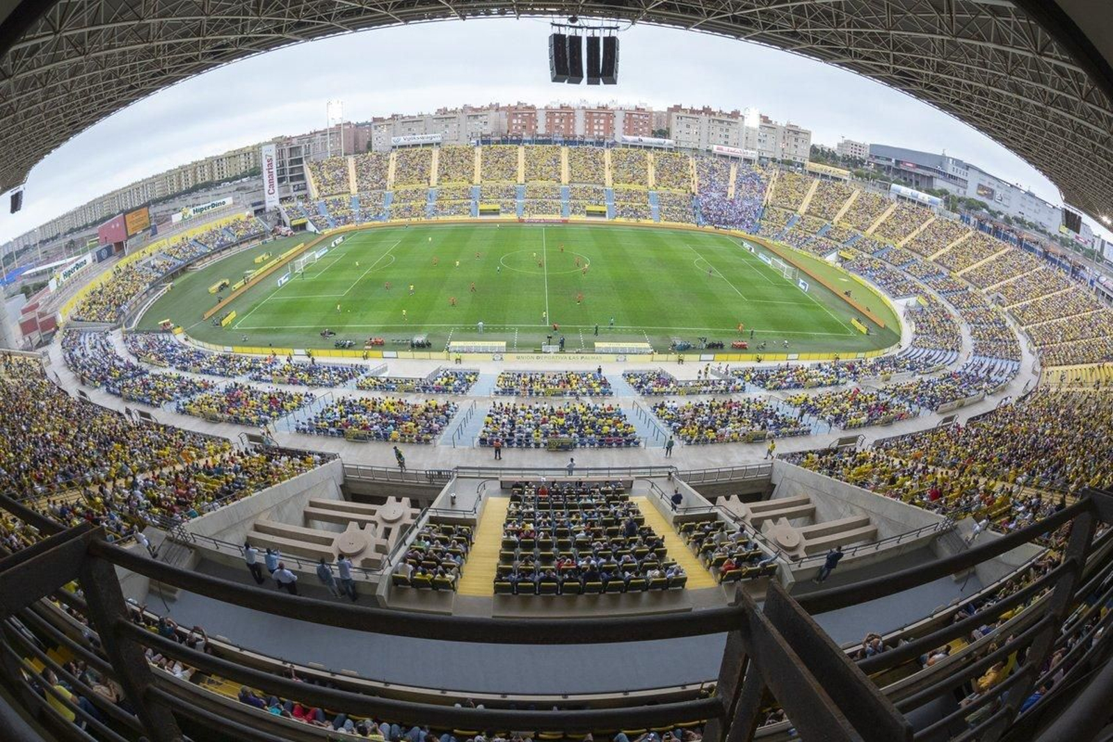Una imagen del estadio de Las Palmas.