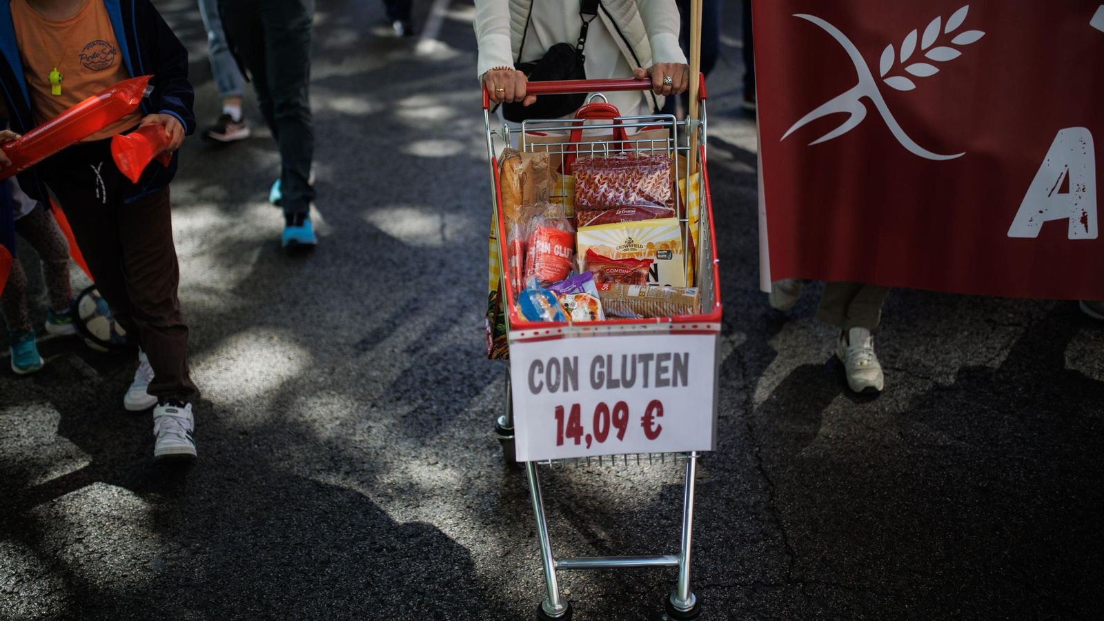 Los productos sin gluten son más baratos.