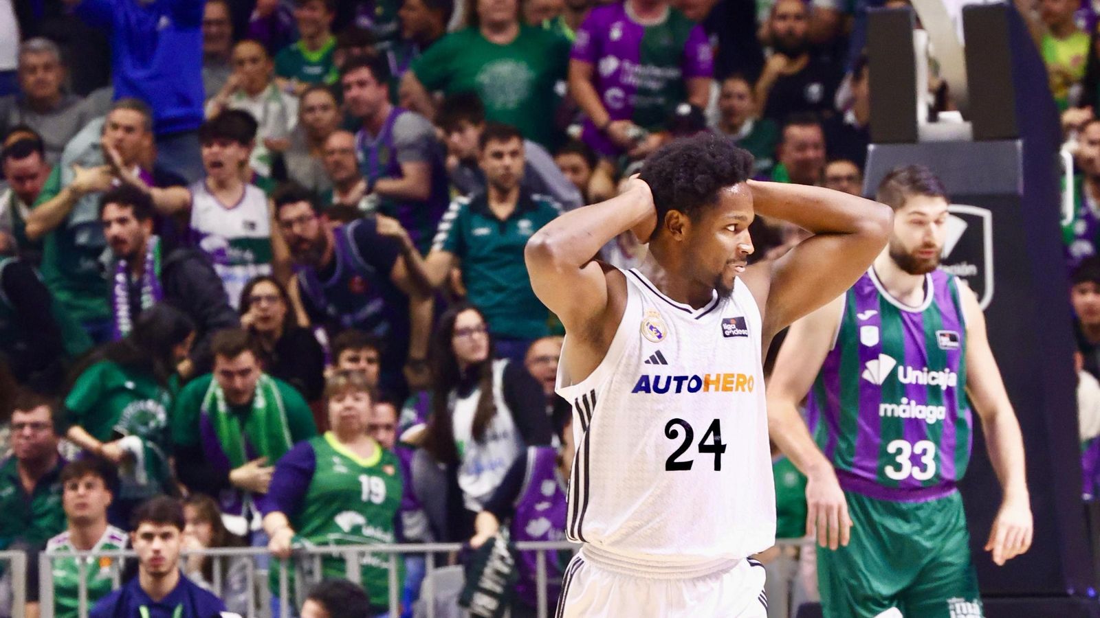El Unicaja - Real Madrid de Liga Endesa, en fotos