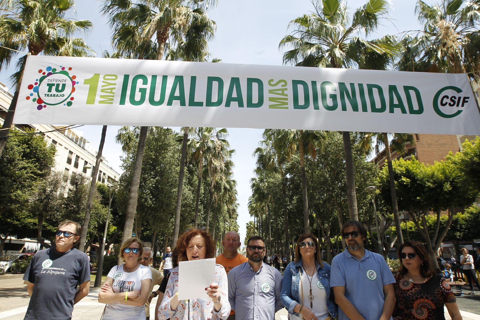 Fotogalería Manifestación del Primero de Mayo. Día Internacional de los Trabajadores. Almería