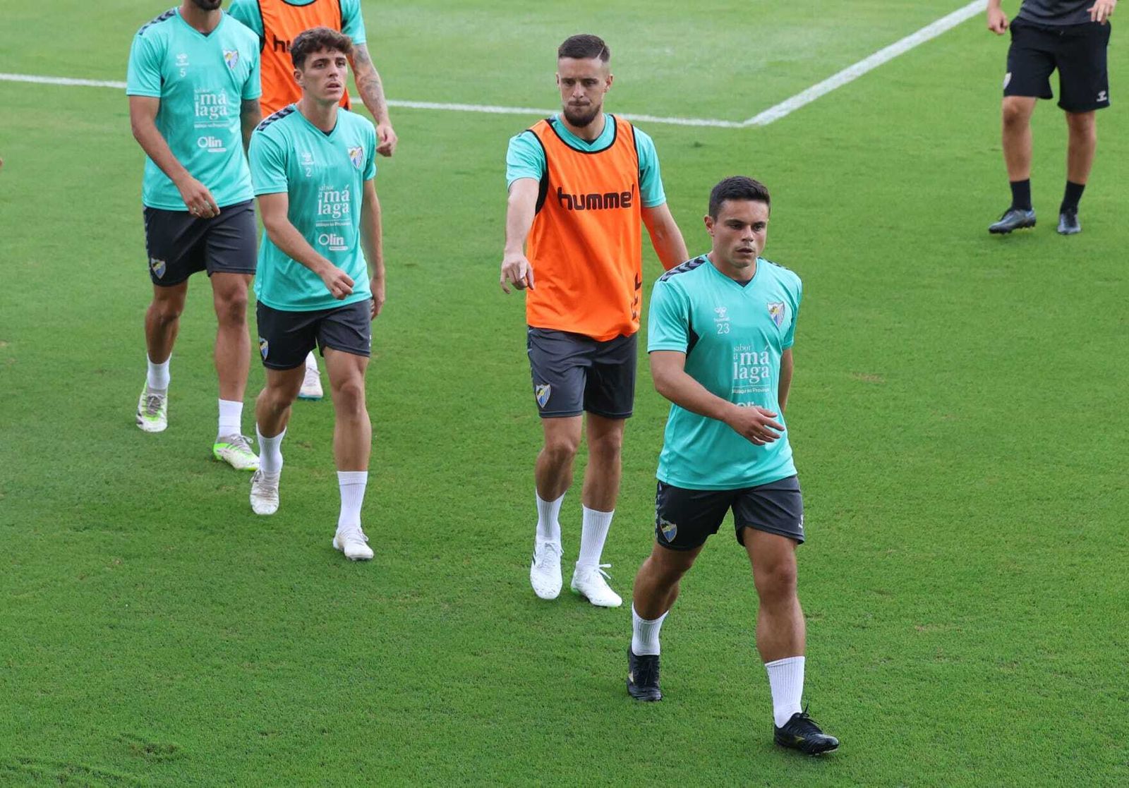 Las fotos del Málaga ultimando su cita con el Recreativo Granada