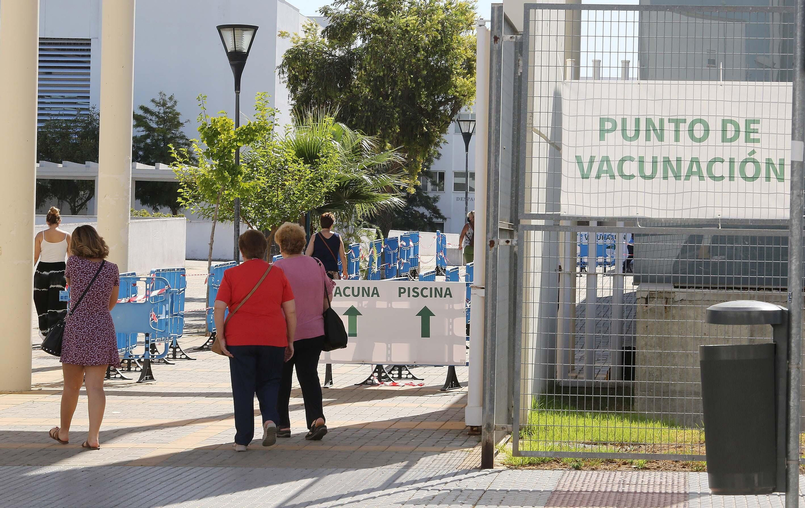 Imagen de una jornada de vacunación sin cita en el Campus de Jerez.