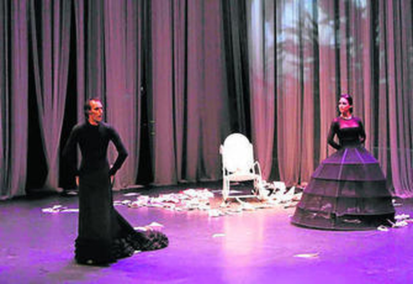 Rubén Olmo ofreció un espectáculo que conectó a la perfección con el público.