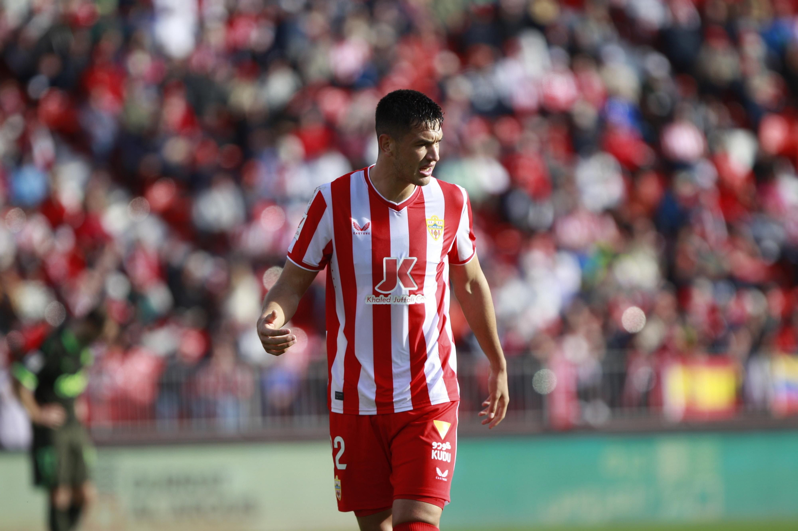 Las mejores imágenes del partido de fútbol U.D. Almería-Girona F.C.