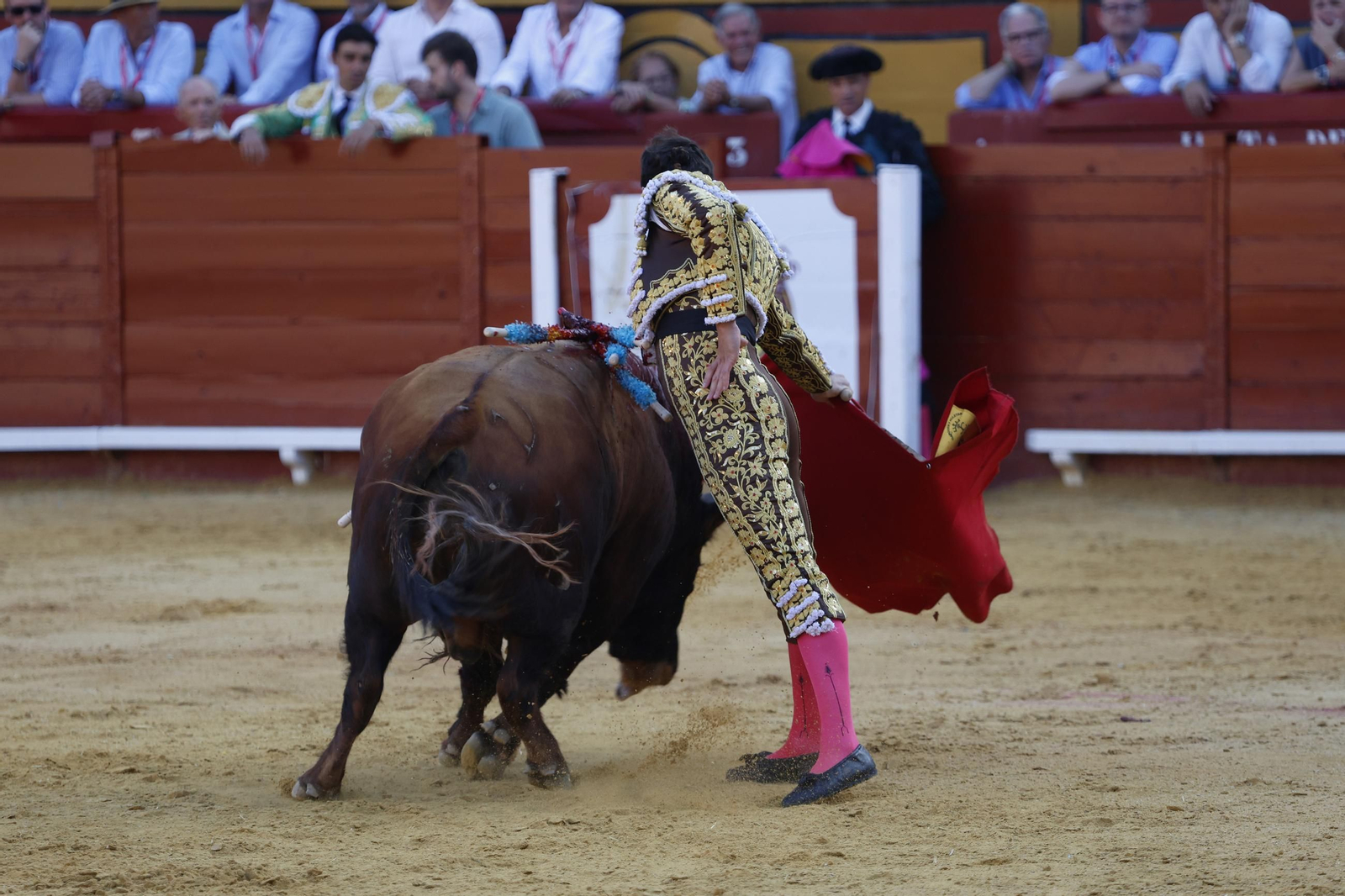 Fotos de Perera, Luque y Galván con toros de Fuente Ymbro en la primera corrida de la Feria de Algeciras 2025